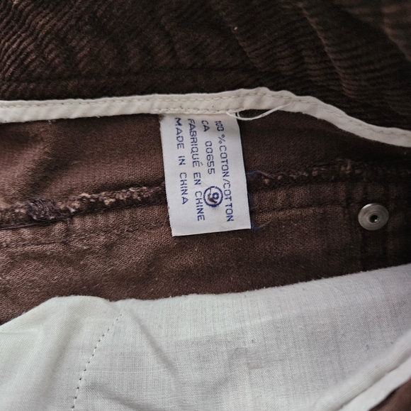 🌸4for25 Dark Brown Corduroy Flare Pants - Picture 2 of 3
